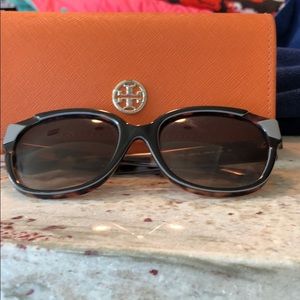 Tory Burch Tortoise Sunglasses with original case